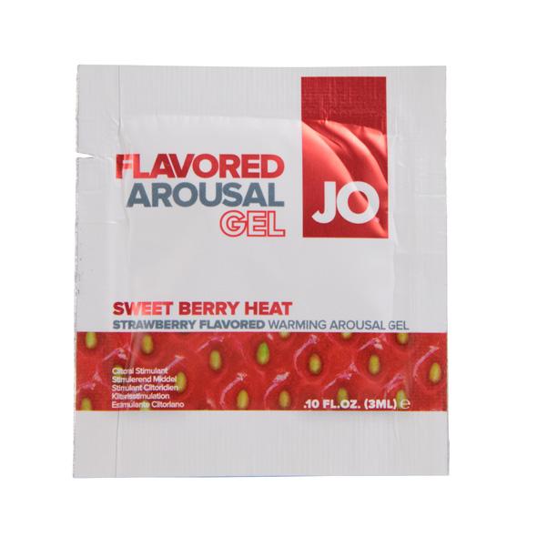 System Jo - Sachet Flavored Arousal Gel Sweet Berry Heat 3 M