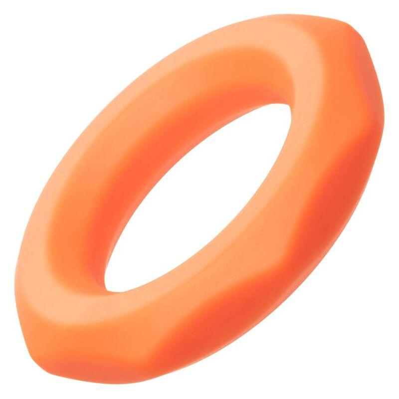 California Exotics Alpha Sexagon Ring Orange 6