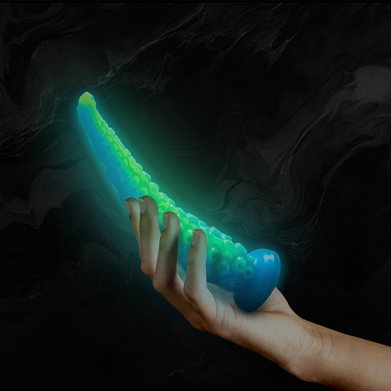 Epic - scylla fluorescent thin tentacle dildo small size 7