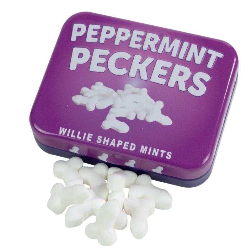 Pepermint Peckers Willie Shaped Mints