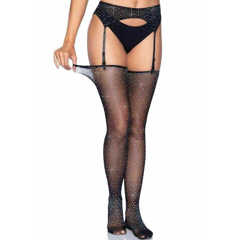 Leg Avenue Garter Belt And Stockings Set One Size 1