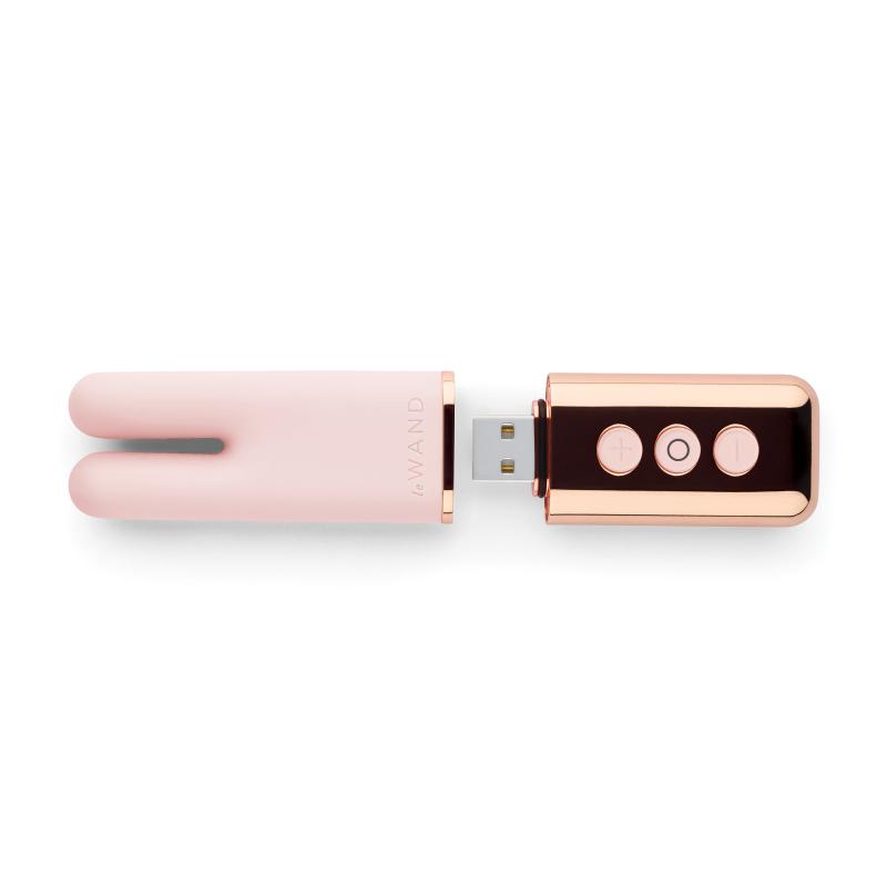 Le Wand - Deux Twin Motor Rechargeable Vibrator Rose Gold 1