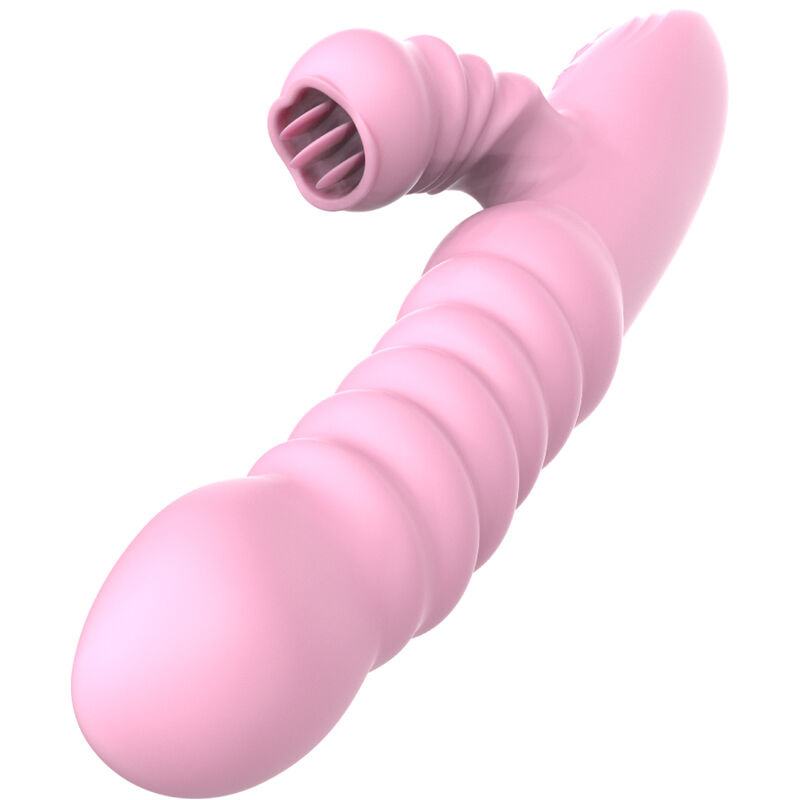 Armony - vibrator multifunction with stimulating tongue heat effect pink