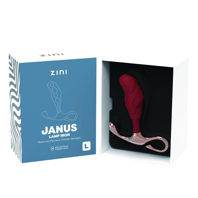 Zini - Janus Lamp Iron (L) Bordeaux