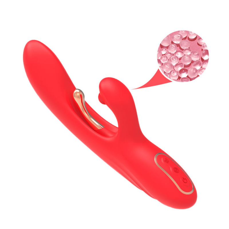 Armony - g-spot and clitoris stimulator vibrator with oscillating tongue red 8
