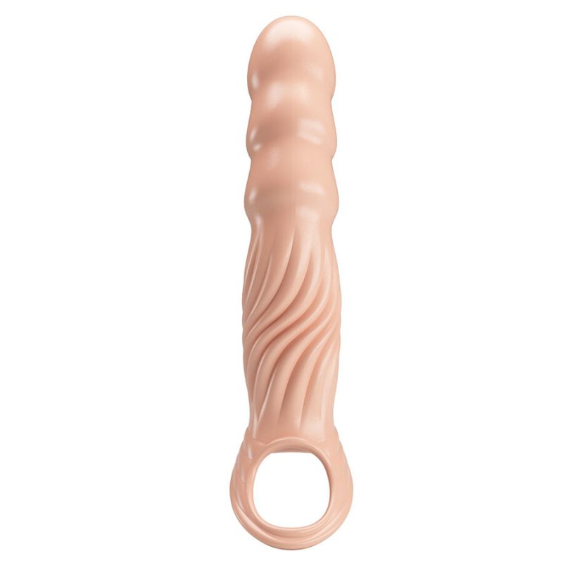 Pretty love - textured penis sheath with extenders 2
