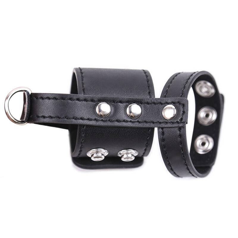 Ohmama Fetish Cock Cage With Ball Divide Strap 6