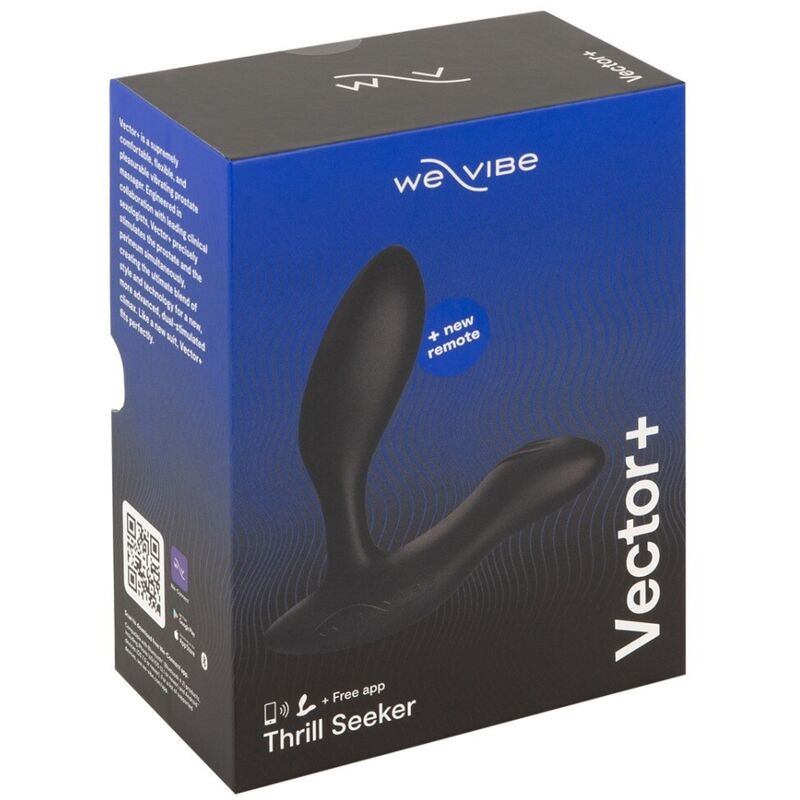 We-vibe - vector+ black prostate massager remote control 18