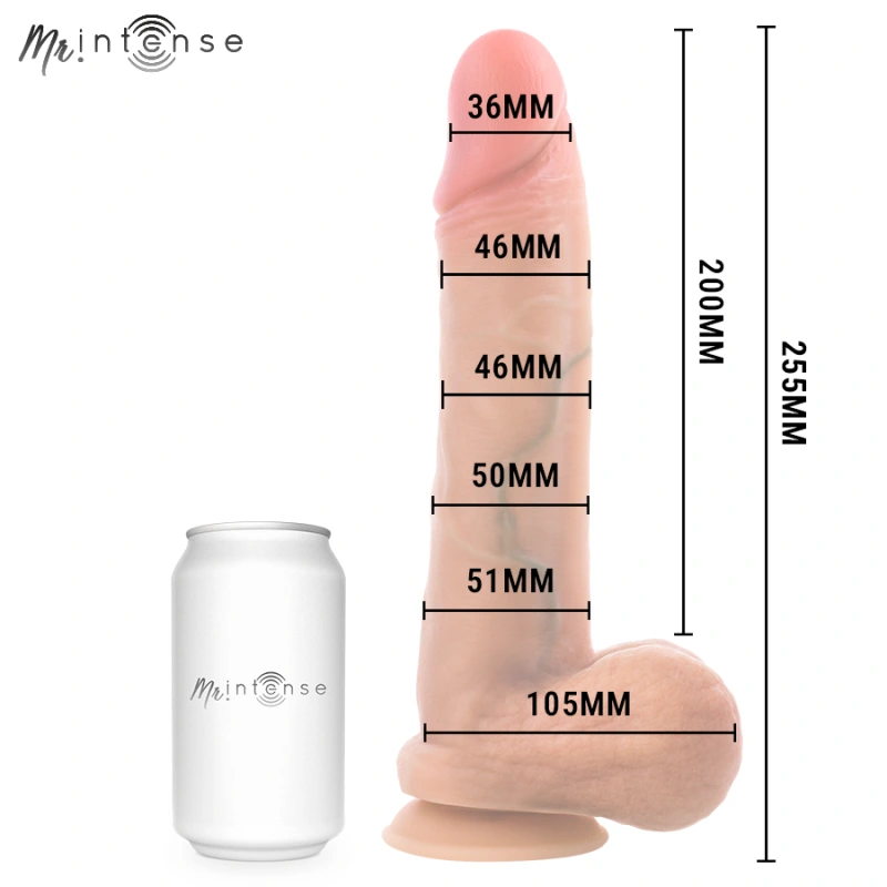 Mr intense - gary xl ultra-realistic silicone cock with testicles 25.5 cm -Ø- 5.1 cm 4