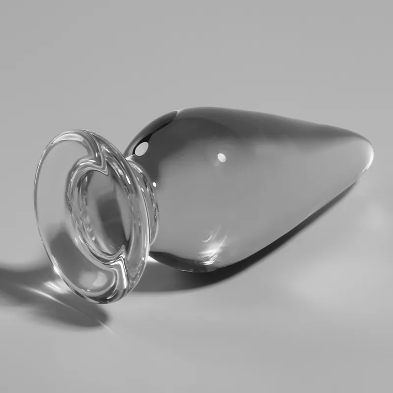 Nebula Series By Ibiza - Model 4 Anal Plug Borosilicate Glass 11 X 5 Cm Clear