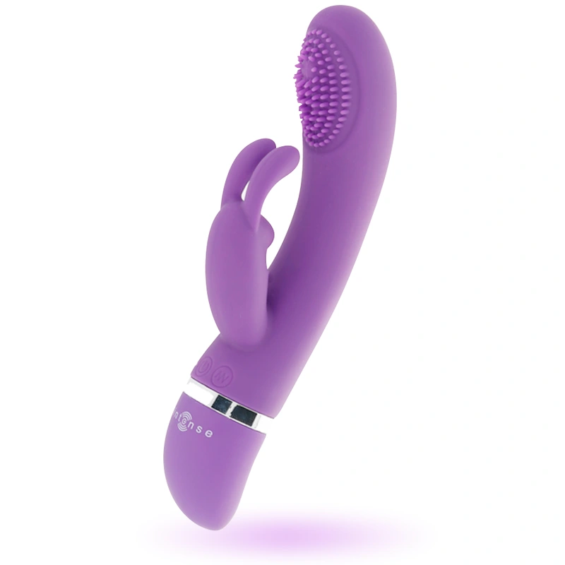 Intense - susy silicone rabbit lilac oscillating vibrator 1