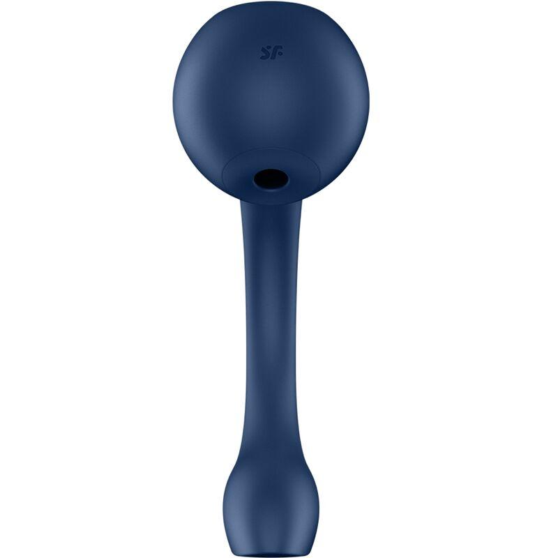 Satisfyer - pro+ wave 4 g-spot & air pulse stimulator free app dark blue 2