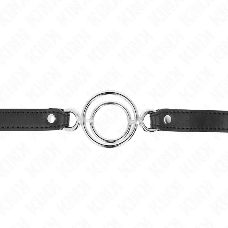 Kink - Gag With Multiple O-Rings 5 Cm Black 63 X 2.5 Cm 2
