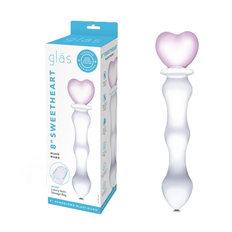 Glas - Sweetheart Glass Dildo - Sklenené Dildo 1