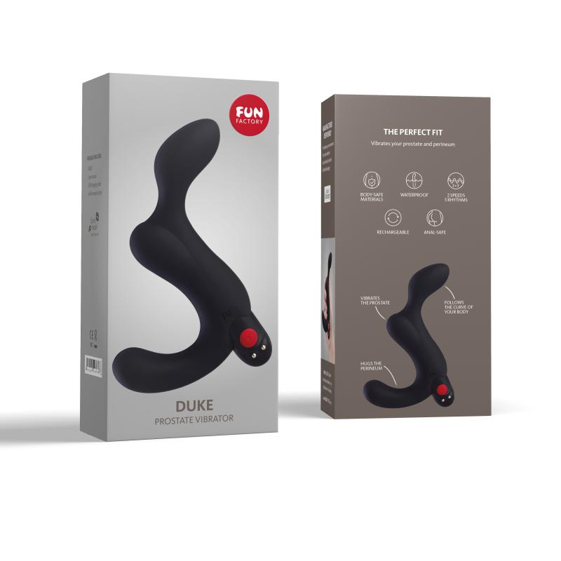 Fun Factory - Duke Prostate Stimulator Black - Masér Prostaty 1