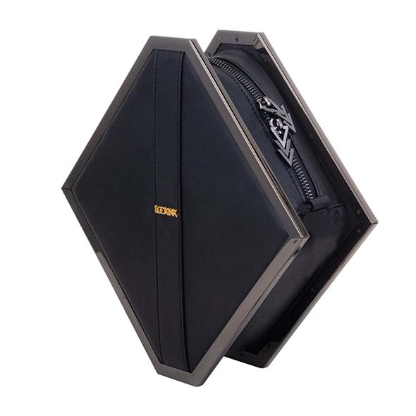 Lockink - Mysterious Square Kink Bag -Black 13