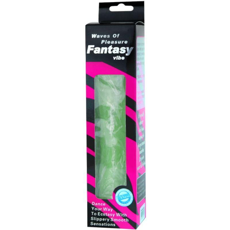 Waves Of Pleasure Vibrator Green 23 Cm 4
