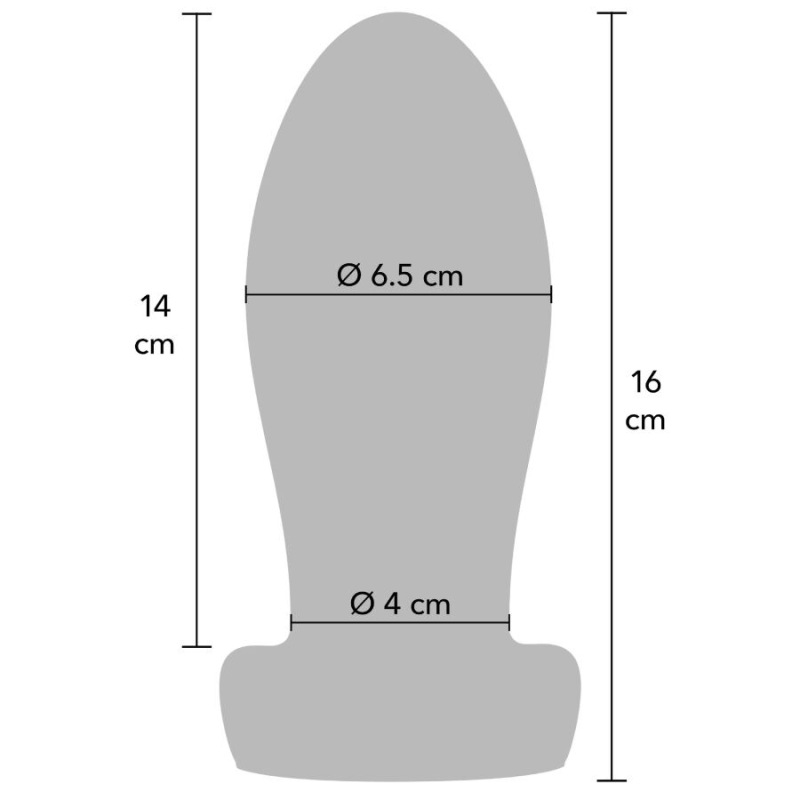 Hidden desire - extreme heavy anal stretcher plug large 3