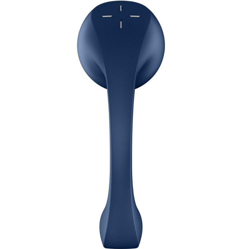 Satisfyer - pro+ wave 4 g-spot & air pulse stimulator free app dark blue 3