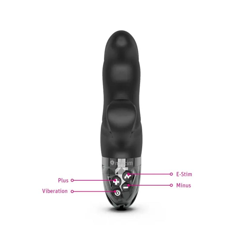 Mystim - Hop Hop Bob E-Stim Vibrator Black 8