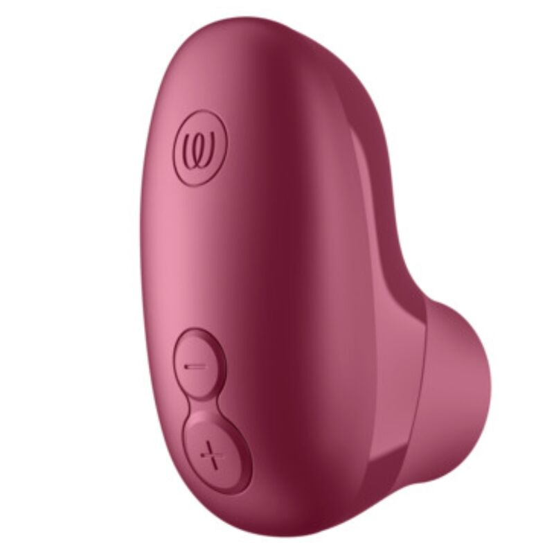 Womanizer - snap suction clitoral stimulator 6 intensity levels crushed berry