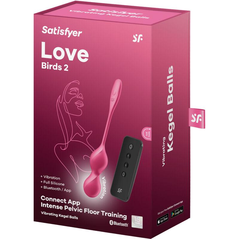 Satisfyer - Love Birds 2 Vibrating Kegel Balls + Free App