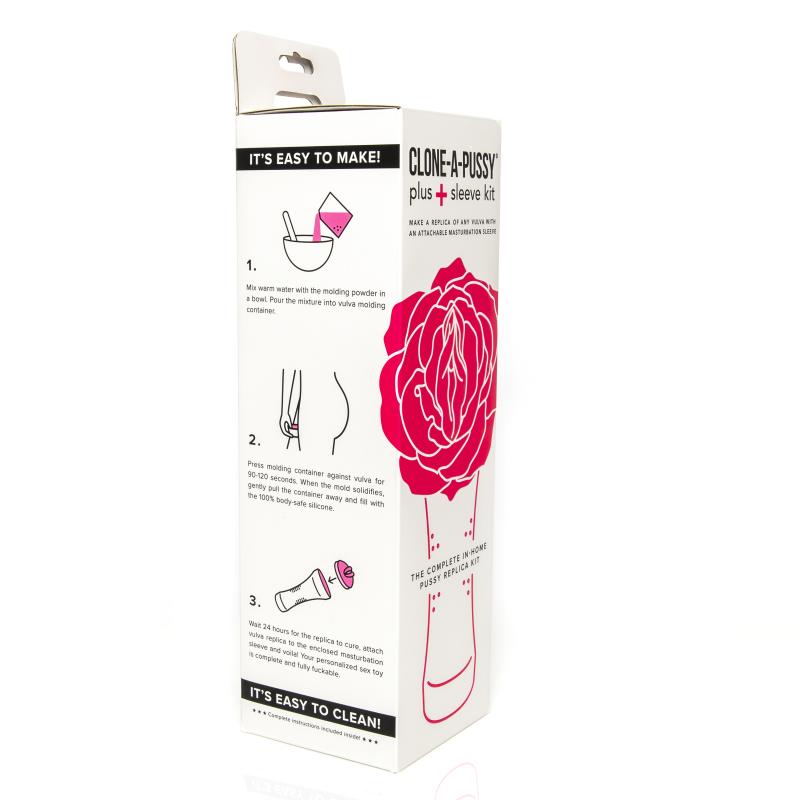 Clone A Willy - Clone-A-Pussy Kit Plus Sleeve Pink 10