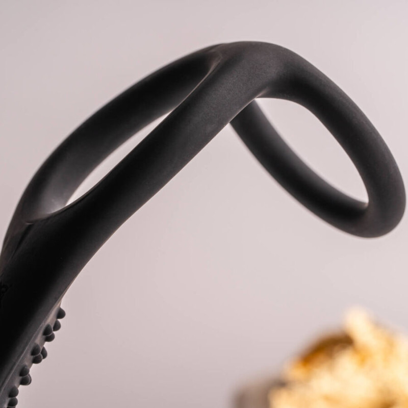 Rocks-off - ro-zen rro anal plug with vibrating penis ring black 1