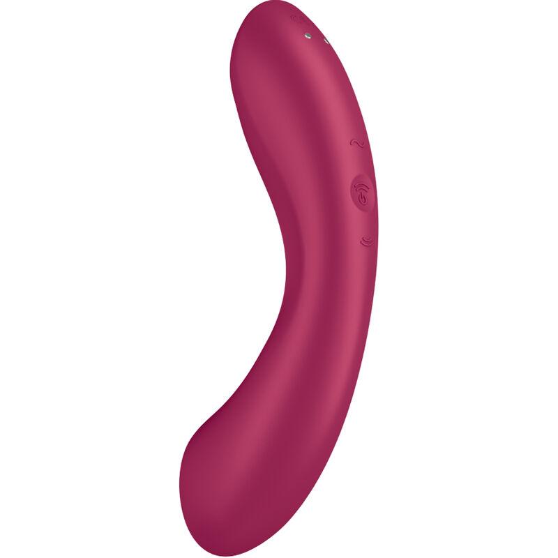 Satisfyer - Curve Trinity 1 Air Pulse Vibration Red - Stimulátor