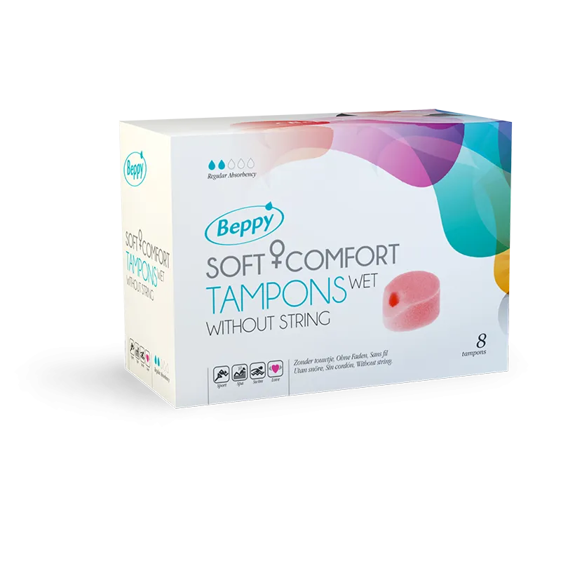 Beppy - Soft + Comfort Tampons Wet 8 pcs