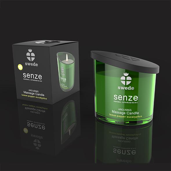Swede - Senze Arousing Massage Candle Lemon Pepper Eucalyptu 6