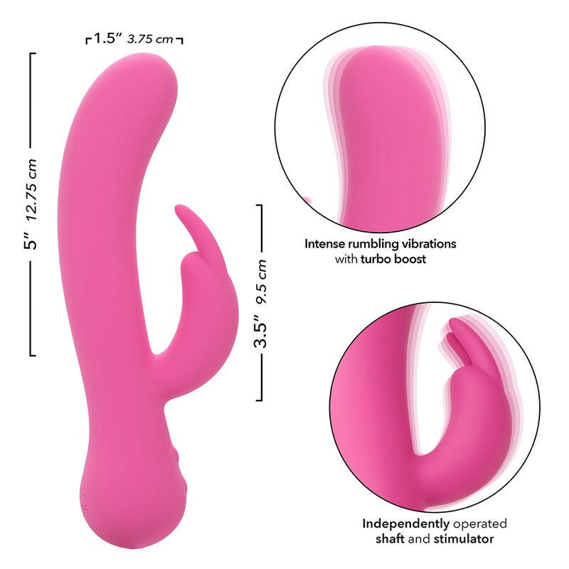 Calexotics - First Time Vibrator Rabbit Rechargeable Pink 6