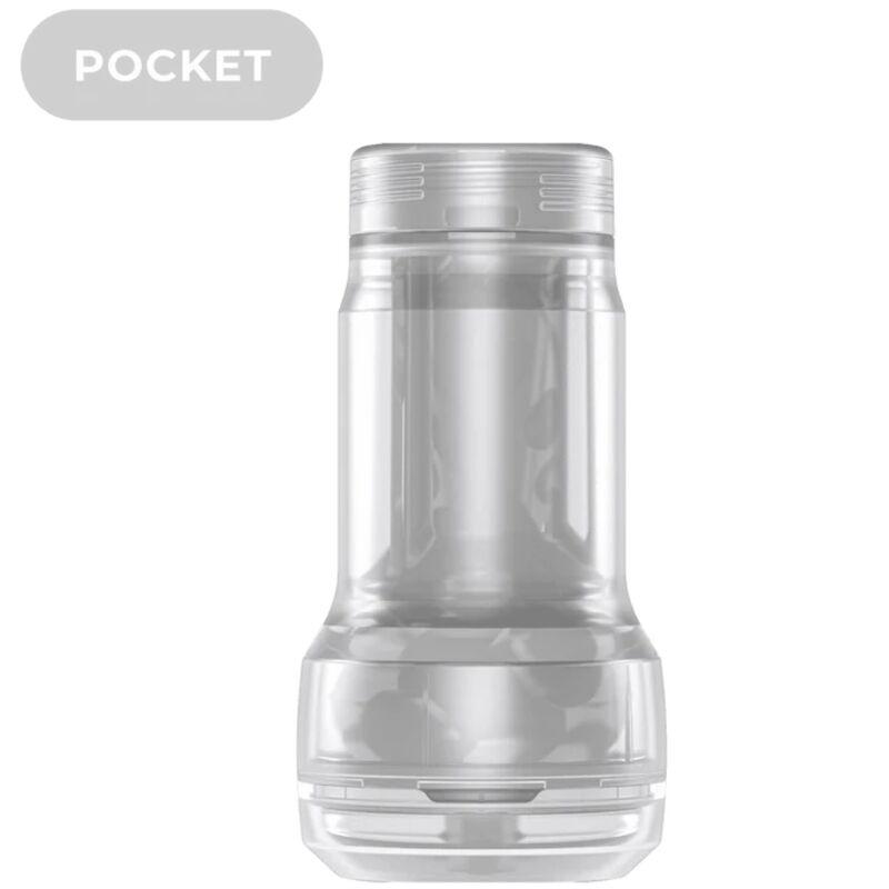 Kiiroo - feel pocket stroker crystal by kiiroo transparent 2