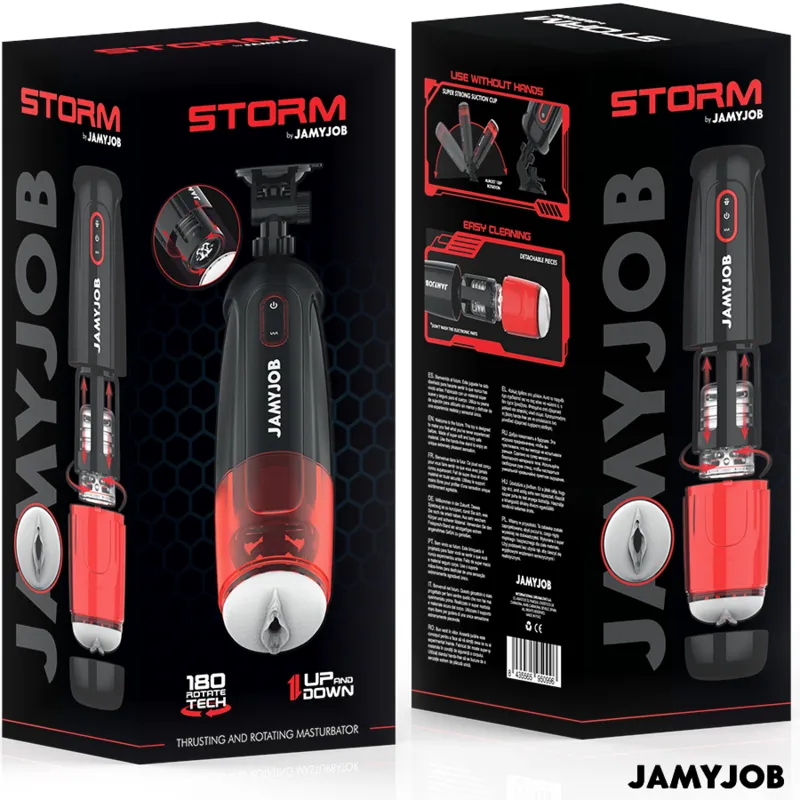 Jamyjob - cyclone automatic vagina masturbator 10 suction and thrust modes 6