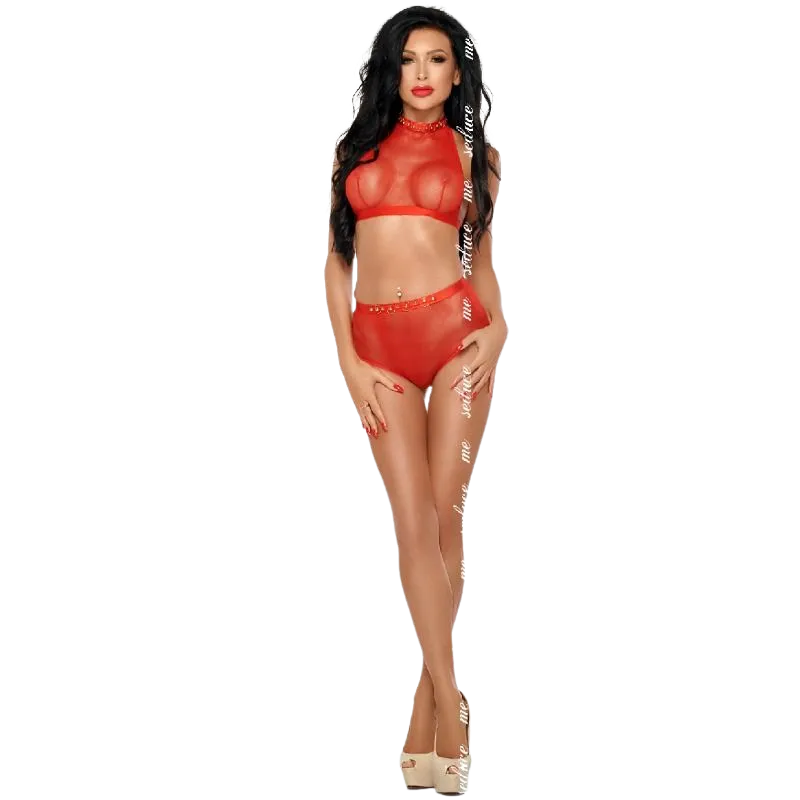 Me-Seduce Mona Set Red L/Xl