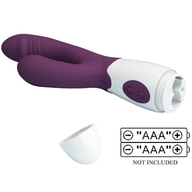 Pretty Love - Andre Rabbit Vibrator & G-Point Stimulator Purple 8