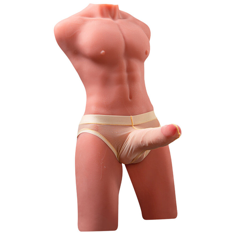 Xise - jason half body realistic male torso with thrusting and vibration 55 cm 7