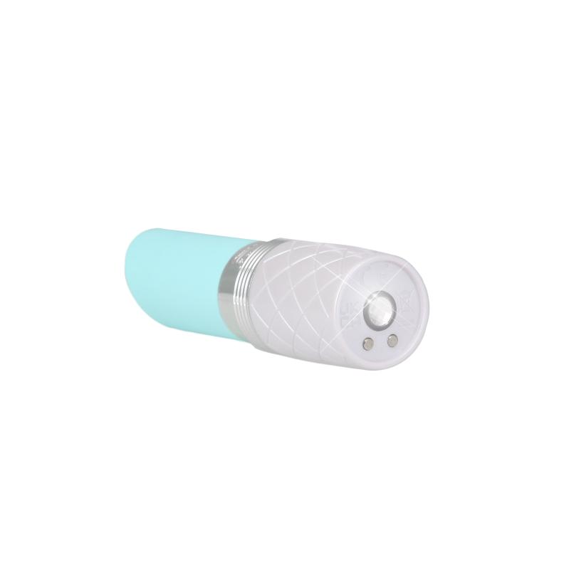 Pillow Talk - Lusty Luxurious Flickering Massager Teal 4