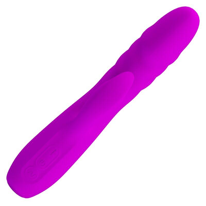Pretty Love - Melanie Purple Rechargeable Rabbit Vibrator 3