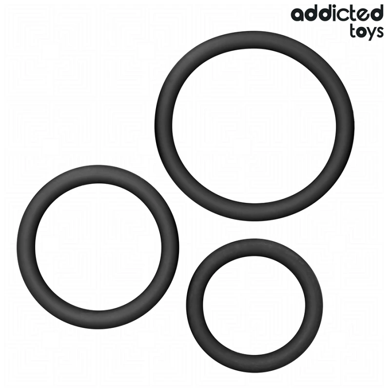 Addicted toys - set of silicone rings model 2 4