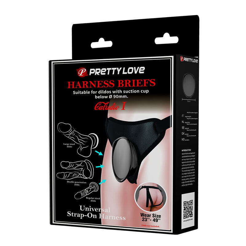 Pretty love - universal strap-on harness black 5