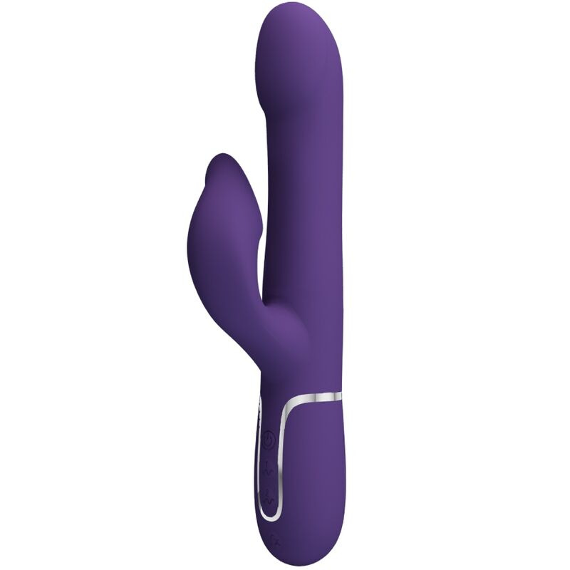 Pretty love - zalin rabbit vibrator pearls 4 in 1 purple 1