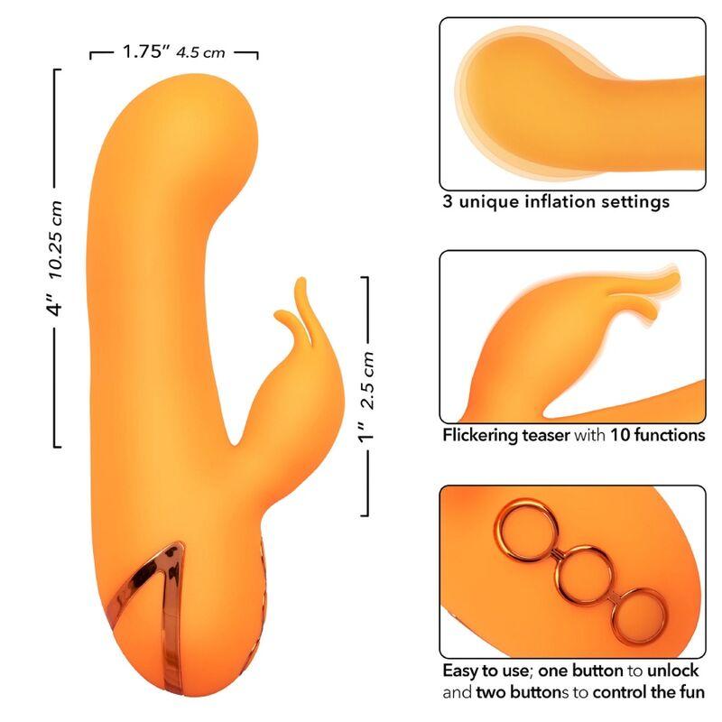 Calexotics - Montecito Muse Vibrator Rabbit Orange By California Dreaming 6