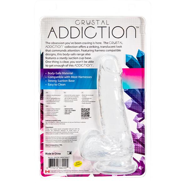 Addiction - Crystal Addiction 7 Inch Clear Dong 7