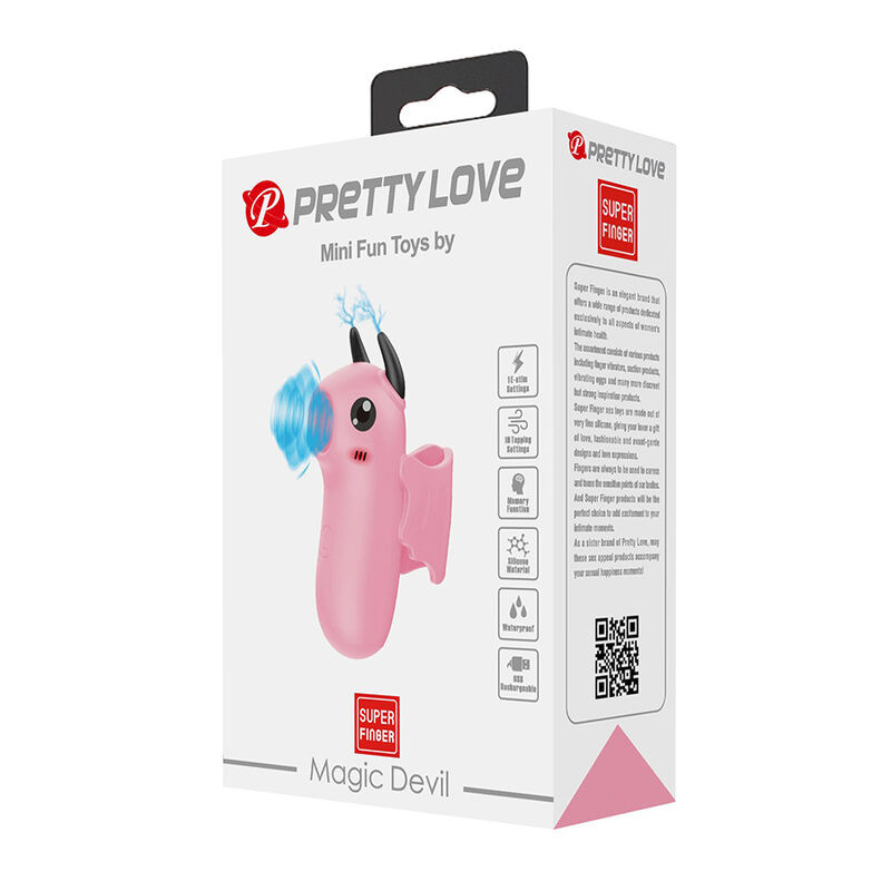 Pretty love - magic devil rechargeable finger stimulator pink 1