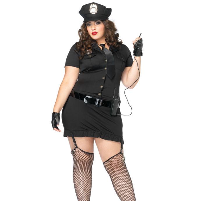Leg Avenue Dirty Cop Plus Size - Kostým Policajtky