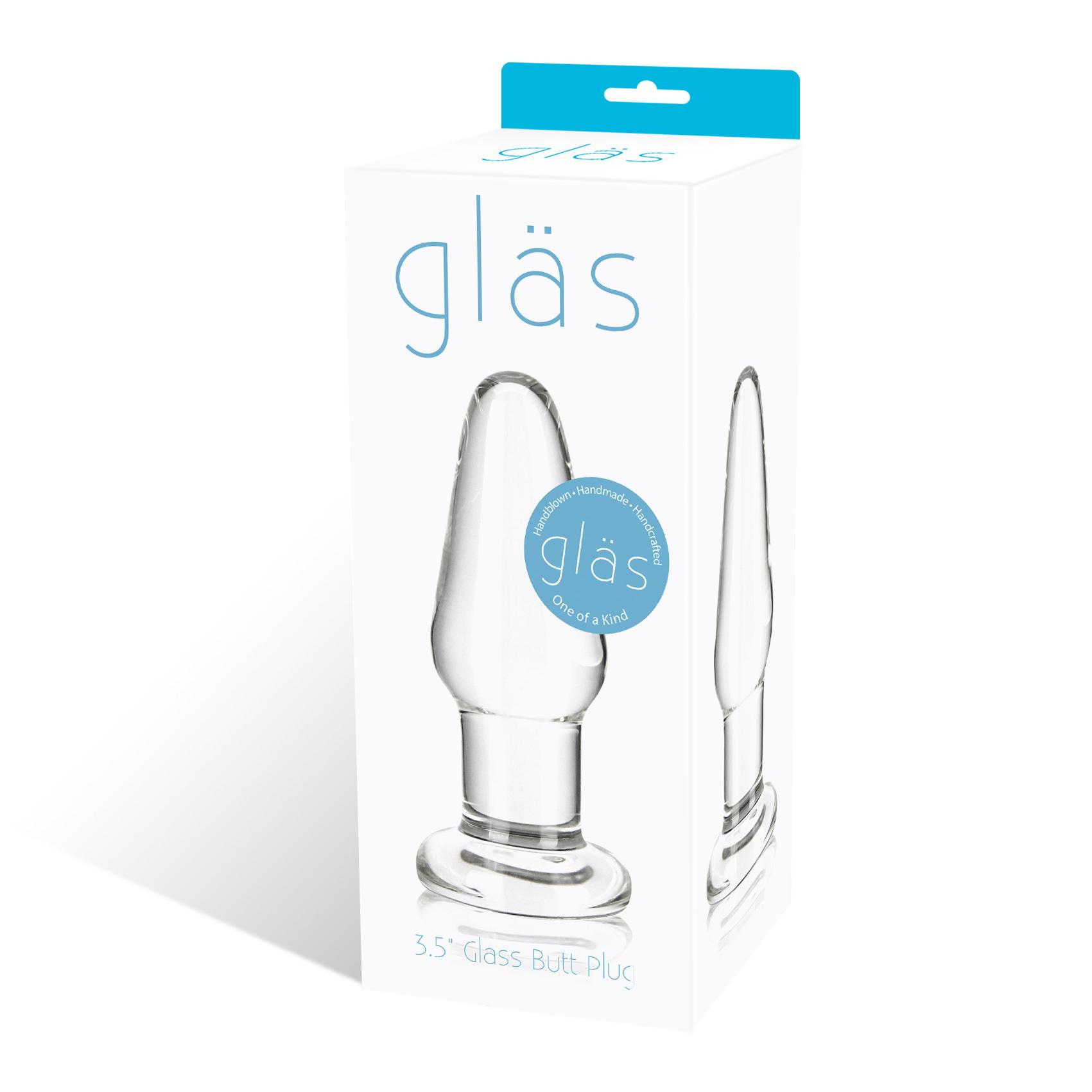 Glas - Glass Butt Plug 8,9 Cm - Análny Kolík