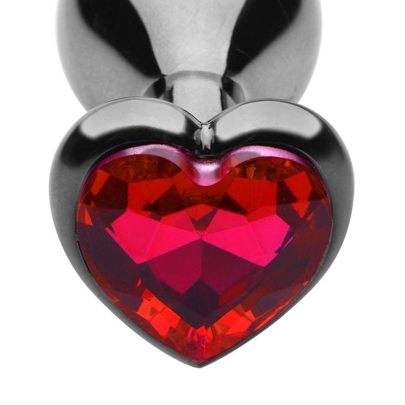 Toyz4lovers Plug Anale Heart Large Red - Análny Kolík