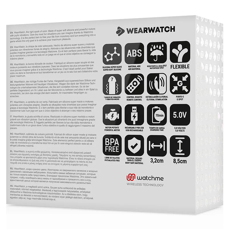 Wearwatch Dual Pleasure  Wireless Technology Watchme Aquamar 6