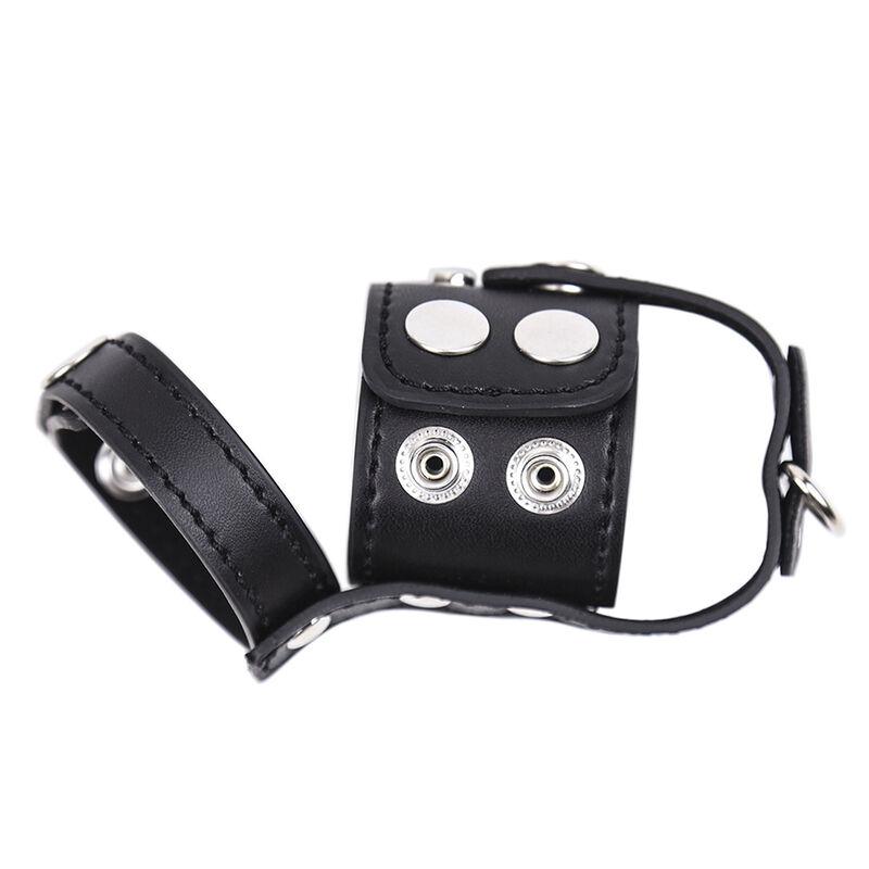 Ohmama Fetish Cock Cage With Ball Divide Strap 3